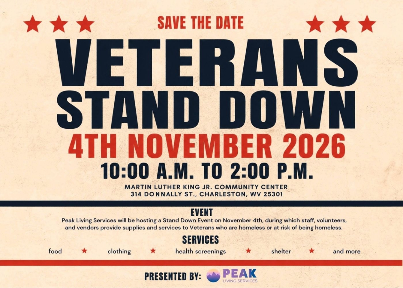 VETERANS STAND DOWN