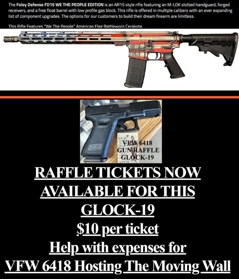 VFW 6418 GUN RAFFLES