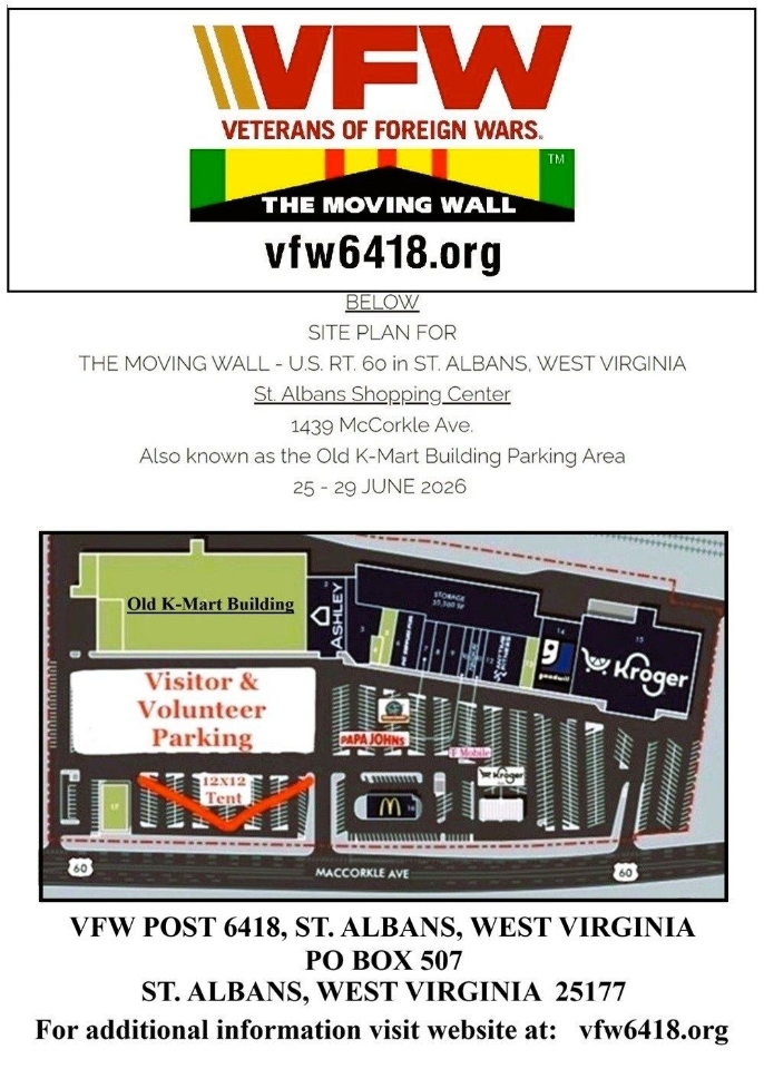 THE MOVING WALL SITE PLAN